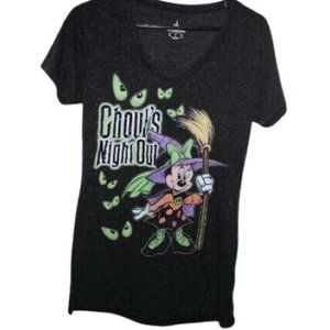 2015 Ghouls Night Out Minnie Mouse Womens Graphic Tee Disney Parks Authentic 2X